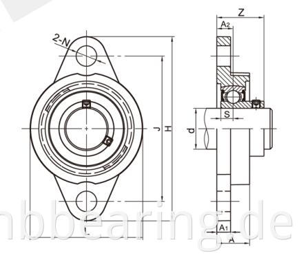 Stainless Steel Bearing SSUFL000 Series